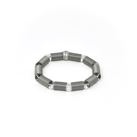 Pazzo Donne Corallo Acciaio Bracelet